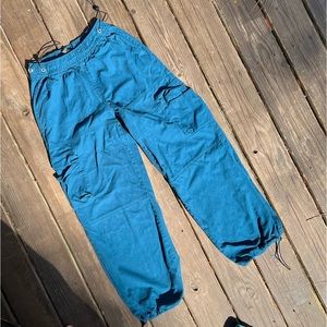 Forever 21 Teal Cargo Pants